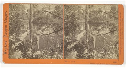 Mirror View, Yosemite Valley, Mariposa County, Cal., 1861/76, Carleton Watkins, American,
