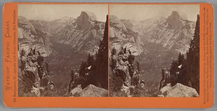 The Domes from Moran Point, Yosemite, 1861/76, Carleton Watkins, American, 1829–1916, United