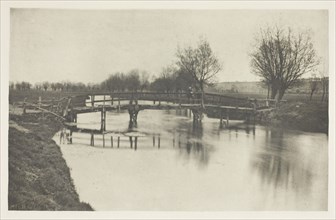 Footbridge Near Chestnut, 1880s, Peter Henry Emerson, English, born Cuba, 1856–1936, England,