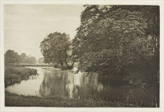 Crow-Island Stream, River Wye, 1880s, Peter Henry Emerson, English, born Cuba, 1856–1936, England,