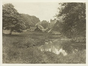 Haddon Hall and Homestead, From the River, 1880s, Peter Henry Emerson, English, born Cuba,