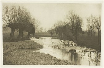 A Backwater on the Lea, 1880s, Peter Henry Emerson, English, born Cuba, 1856–1936, England,