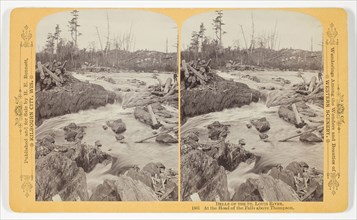 At the Head of the Falls above Thompson, 1889, Henry Hamilton Bennett, American, born Canada,