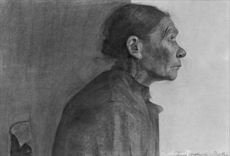 Portrait of a Peasant Woman, 1898/99, Paula Modersohn-Becker, German, 1876-1907, Germany, Charcoal