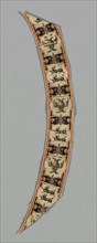 Uncut Yardage (Ribbon), 18th century, Qing dynasty (1644–1911), China, Silk, plain weave, painted