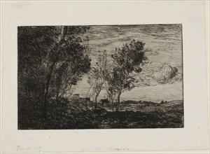 In the Dunes: Souvenir of the Woods of the Hague, 1869, Jean-Baptiste-Camille Corot, French,