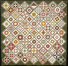 Friendship Quilt, 1842, Made for Ella Maria Deacon (American, 1811–1894), United States, New