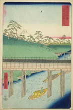 Ochanomizu in the Eastern Capital (Toto Ochanomizu), from the series Thirty-six Views of Mount Fuji