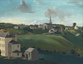 Meetinghouse Hill, Roxbury, Massachusetts, 1799, John Ritto Penniman, American, c. 1782–1841,