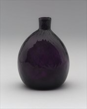 Pocket bottle, 1769/74, American Flint Glass Manufactory, American, 1764–1774, Henry William