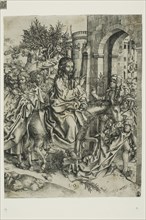 Christ’s Entry into Jerusalem, c. 1500, Master of the Strache Altar, German, active 1480-1500,