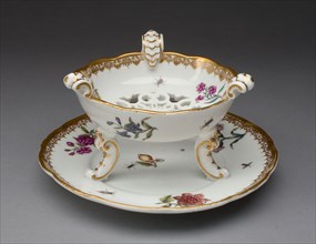 Chafing Dish or Plate Warmer, 1737/40, Meissen Porcelain Manufactory, German, founded 1710,