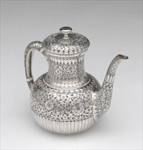 Teapot, 1875/90, Whiting Manufacturing Co., American, 1866–1926, New York, Newark, Silver and