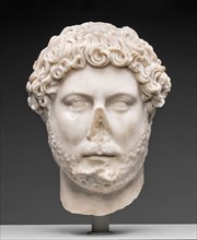 Portrait Head of Emperor Hadrian, AD 130/138, Roman, Italy, Marble, 36 × 27.5 × 27.3 cm (14 1/4 ×