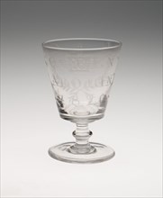 Rummer, 1820, England, Glass, H. 12.7 cm (5 in.)