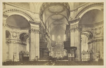 St. Pauls Cathedral, 1850–1900, probably English, 19th century, England, Albumen print, from the