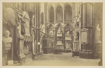 Westminster Abbey, 1850–1900, probably English, 19th century, England, Albumen print, from the