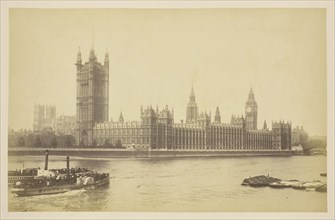 Houses of Parliment, 1850–1900, probably English, 19th century, England, Albumen print, from the