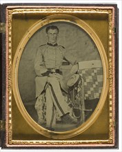 Untitled (Confederate Officer), 1860s, American, 19th century, United States, Tintype, 10.9 x 14 cm