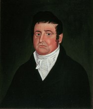 Man in Black, 1820/40, American, 19th century, United States, Oil on canvas, 67.3 × 57.5 cm (26 1/2