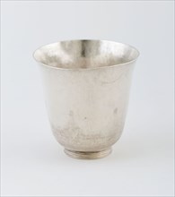 Beaker, 1690/91, England, Silver, H. 6.4 cm (2 1/2 in.)