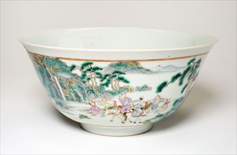 Famile-Rose Bowl, Qing dynasty (1644–1911), 19th century, China, Porcelain painted in overglaze