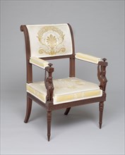 Armchair, c. 1795, Georges Jacob, French, 1739-1814, Paris, France, Mahogany, modern reproduction