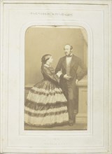 The Queen and Prince Consort, 1861, John Jabez Edwin Mayall, American, 1813-1901, United States,