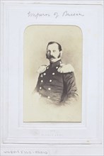 Emperor of Russia, 1860–69, European, active 1860s, Albumen print, 8.5 × 5.5 cm (image/paper), 10.4