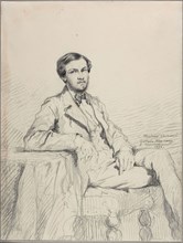 Portrait of Eugène Lacheurié, 1852, Gustave Moreau, French, 1826-1898, France, Graphite on ivory