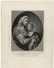 Madonna and Child, 1798, William Sharp (British, 1749-1824), after Carlo Dolci (Italian,