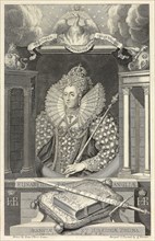 Queen Elizabeth I, 1732, George Vertue (English, 1684-1756), after Issac Oliver, the elder (French,