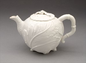 Teapot, 1747/49, Chelsea Porcelain Manufactory, London, England, c. 1745-1784, Chelsea, Soft-paste