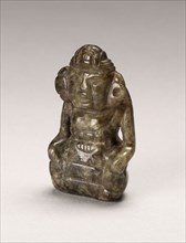 Figurine, A.D. 250/900, Classic Maya, Mexico, Guatemala, or Honduras, Central America, Jadeite, H.