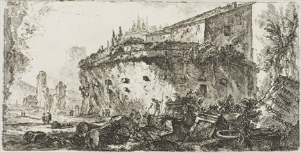 Tomb of the Scipios, plate 18 from Some Views of Triumphal Arches and other arches, 1748, Giovanni