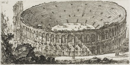 Ampitheater of Verona, plate 25 from Some Views of Triumphal Arches and other monuments, 1748,