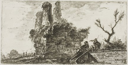 Tomb of the three Curiatii brothers in Albano, plate 27 from Some Views of Triumphal Arches and