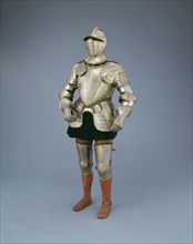Garniture for Field and Foot Tourney at the Barriers, c. 1575, Italian, Milan, Milan, Steel with