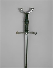 Estoc, 1520/40, German, Germany, Steel, brass, wood, and leather, Overall L. 130 cm (51 3/16 in.)