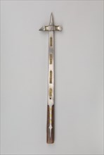 War Hammer, 1490/1510, German, Germany, Steel, iron, brass, and beechwood, L. 59 cm (23 3/16 in.)