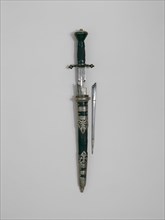Dagger with Two Awls and Sheath for the Bodyguard of the Elector of Saxony, 1580, Silver mounts