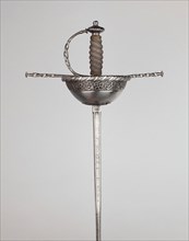Cup-Hilted Rapier, 1660/70, Bladesmith: Tomas de Ayala (Spanish), Toledo, Toledo, Steel, iron,