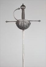 Rapier, 1640/60, Spanish or south Italian, Italy, Steel, iron, and wood, Overall L. 123 cm (48 1/2