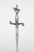 Smallsword, Crossguard and Pommel: c. 1650, Blade: early 18th century, Grip: c. 1550, Crossguard