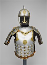 Hussar’s Armor, 1675/1700, Polish, Poland, Steel, brass, and leather, H. 94 cm (37 in.)