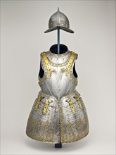 Pikeman Armor for an Officer, 1625/30, English, Greenwich, Greenwich, Steel, brass, and leather, H.