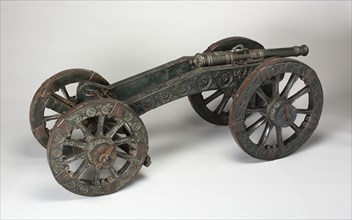 Model of a Bronze Field Cannon, late 17th century, possibly late 18th century, Austrian, Austria,