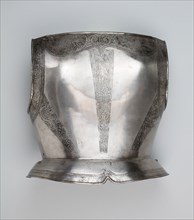 Backplate with Associated Culet of One Lame, c. 1560, German, Brunswick, Northern Germany, Steel,