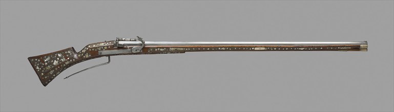 Matchlock Musket for Target Shooting for the Court of Christian II, Elector of Saxony, 1600/10,