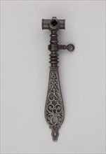 Wheel-Lock Spanner and Turnscrew, mid–17th century, German, Germany, Iron, blued, fretted and